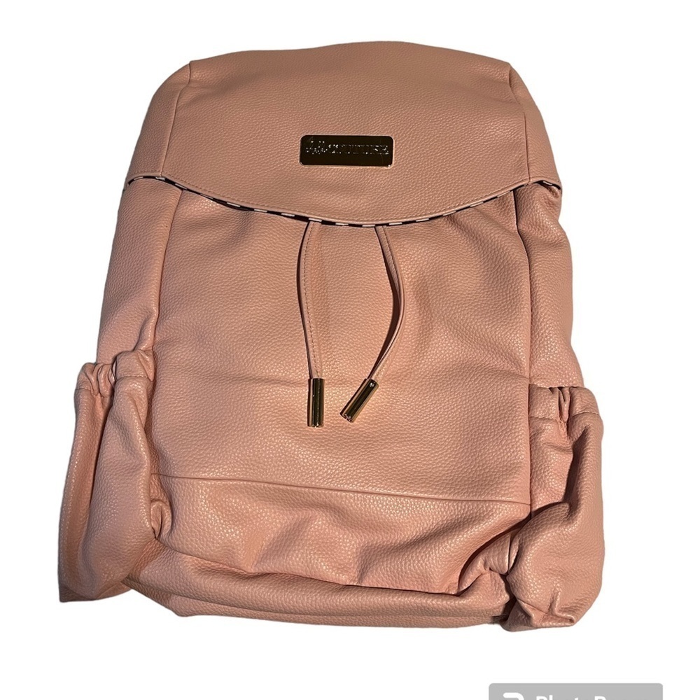NWOT Chalk Couture Pink Leather Backpack